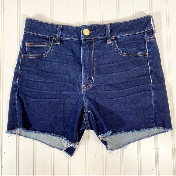 American Eagle Outfitters Pants - American Eagle Hi - Rise Shortie Jean Shorts Size 10